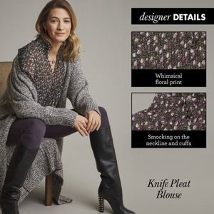 Cabi Knife Pleat Blouse